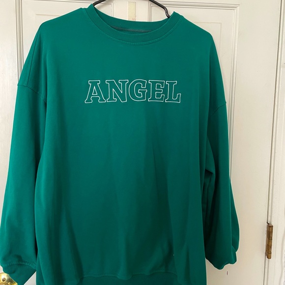 green angel sweatshirt